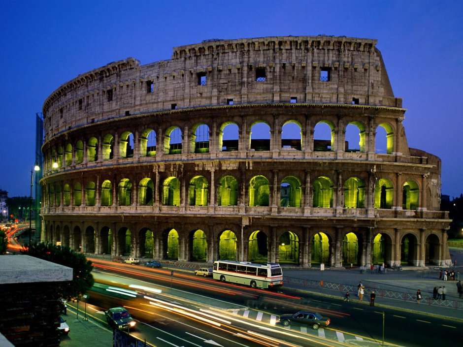 Рим город достопримечательности Колизей
