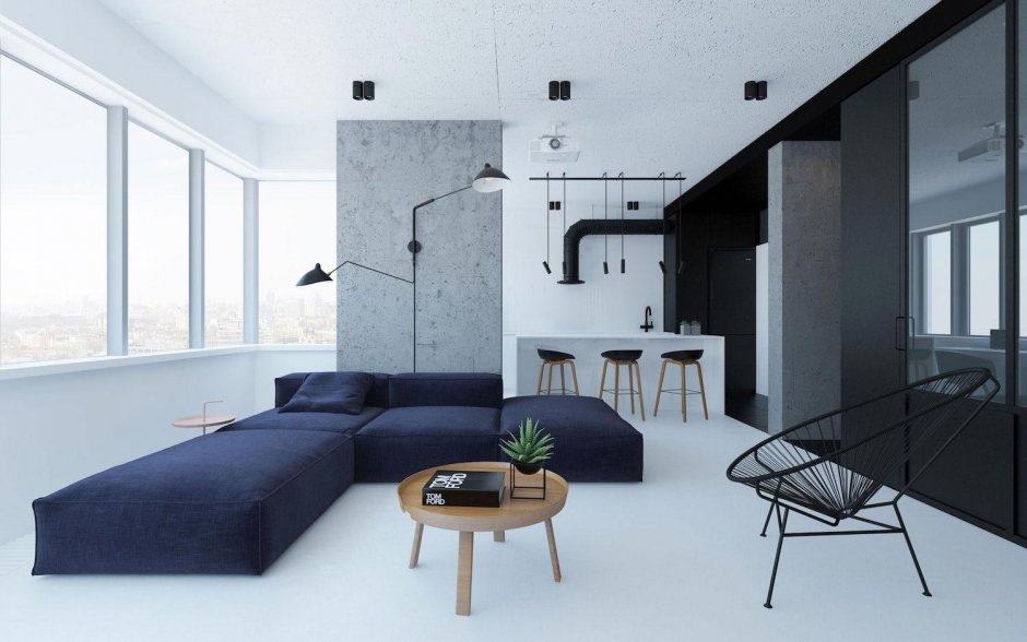 Интерьеры квартир в минималистичном стиле