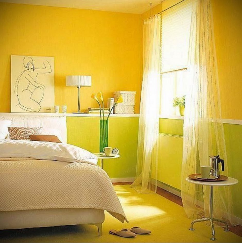 Комната в лимонном цвете