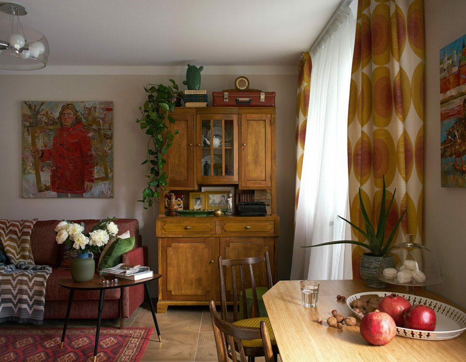 Советский интерьер в современной квартире
