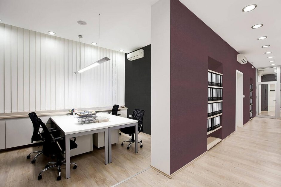 Дизайн офисных помещений (59 фото)