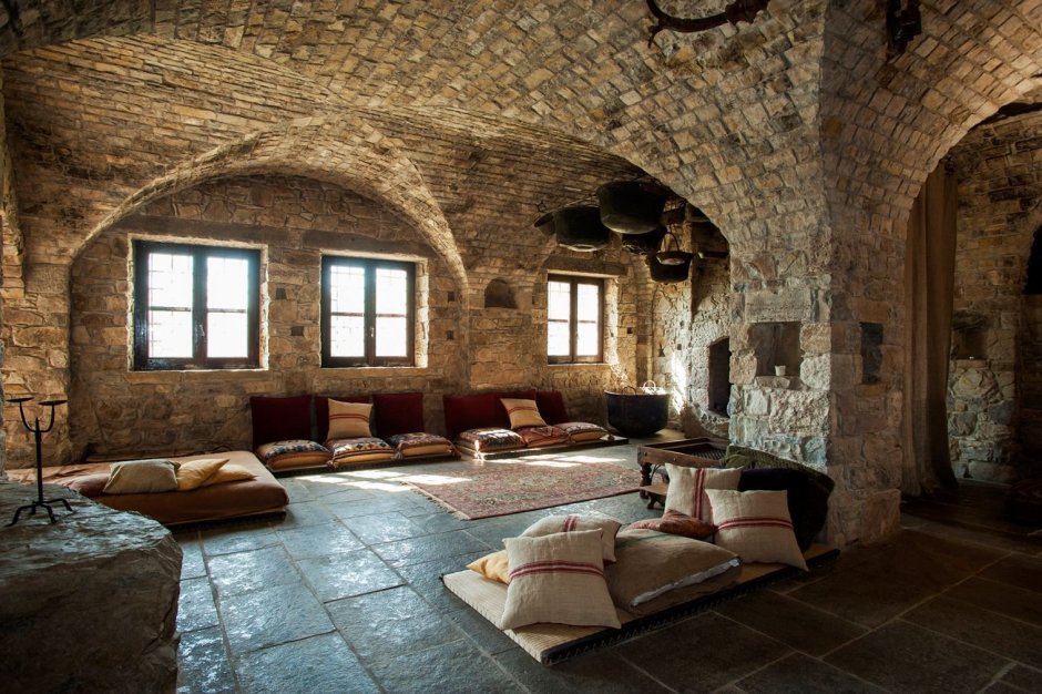 Италия 15 век романский стиль комнаты