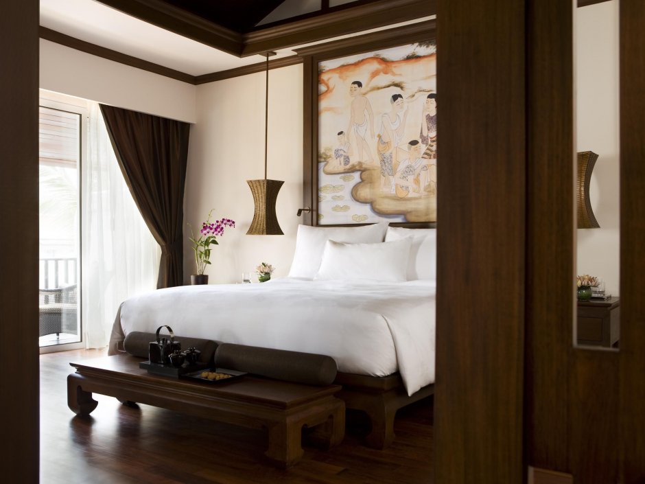 Тайландский стиль спальни