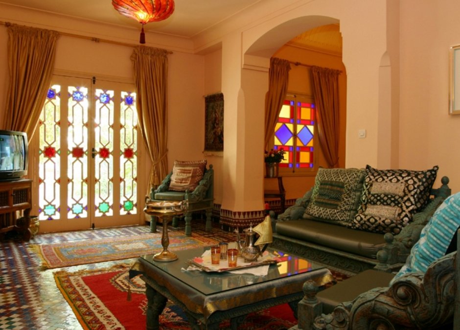 Мавританский стиль в интерьере гостиной