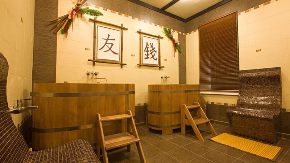 Русская баня в японском стиле