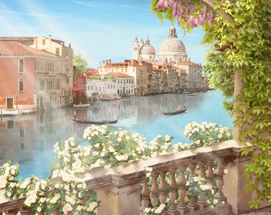 Настенные фрески Венеция