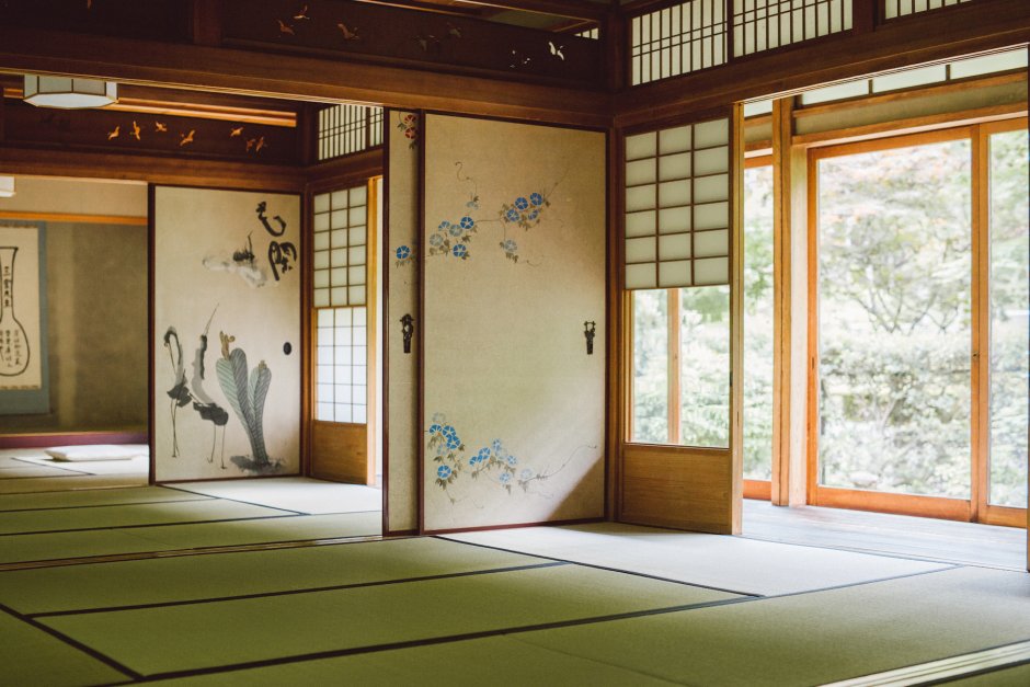 Японские двери в Старом стиле