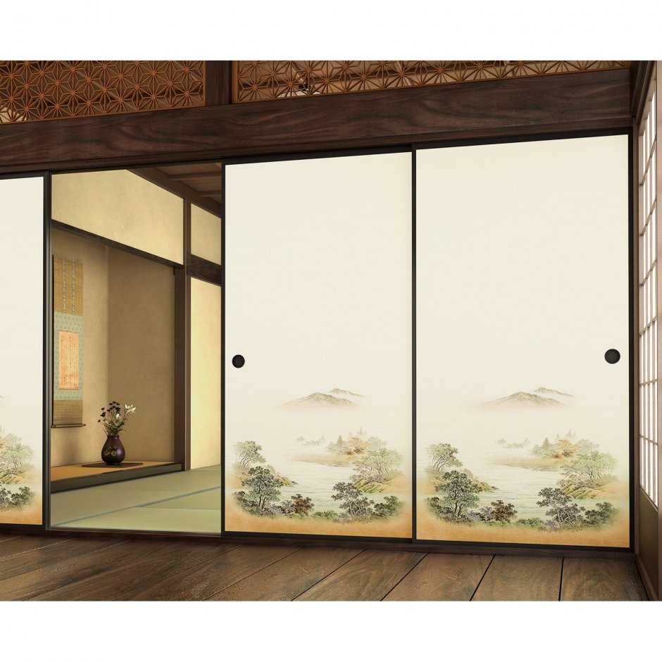 Раздвижные двери раздв японском стиле