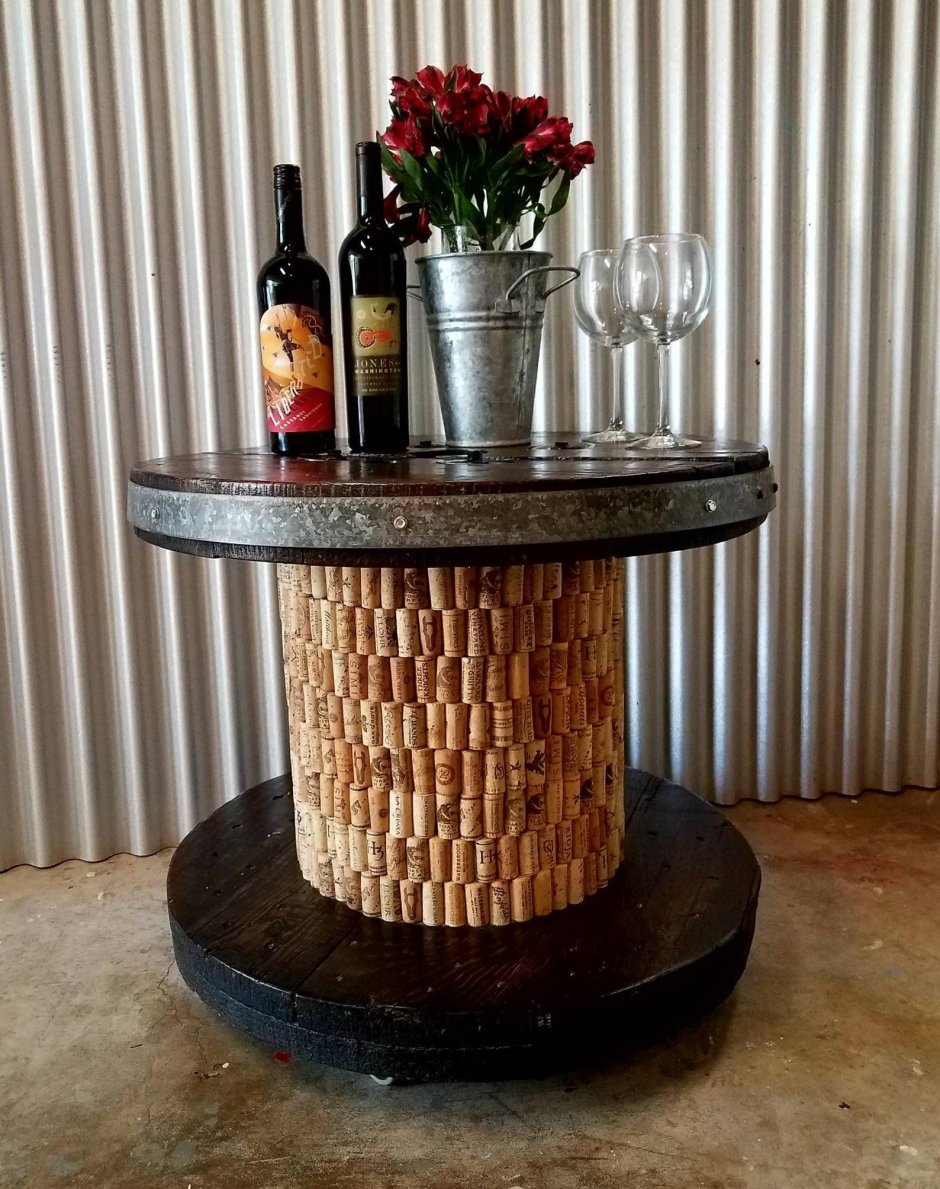 Кофейный столик из катушки