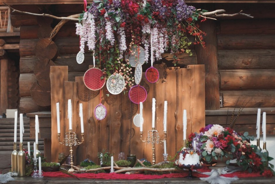 Свадебный декор бохо