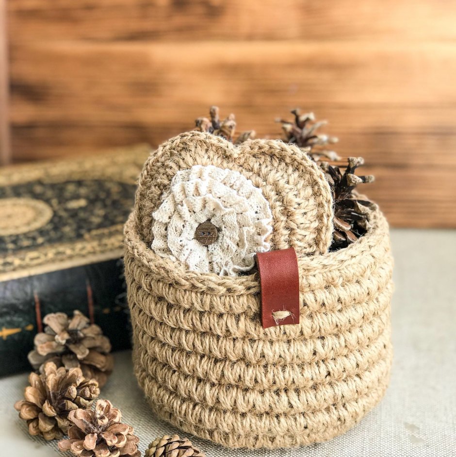 Корзинки из джута