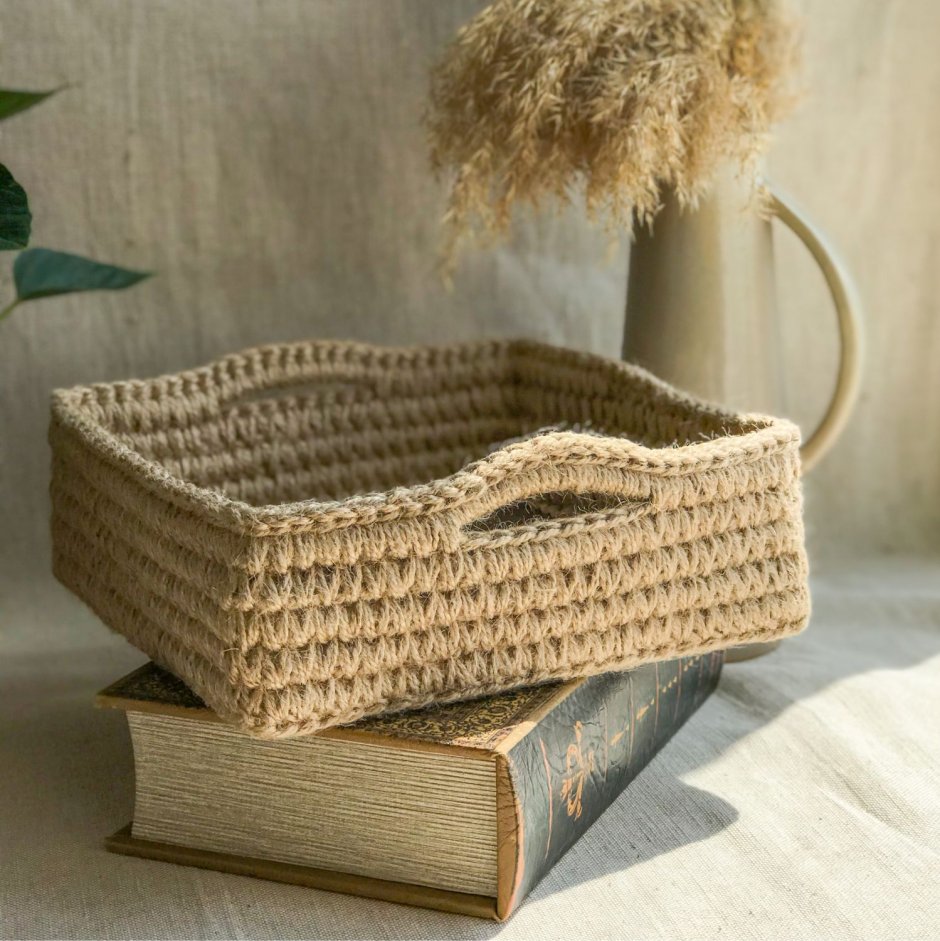Корзинки из джута