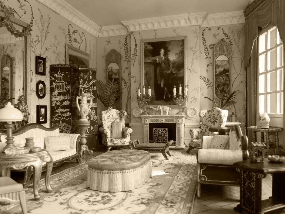 Викторианская гостиная 19 век Англия