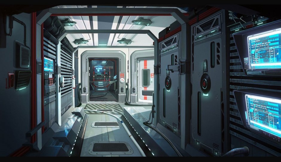 Sci Fi Corridor Concept