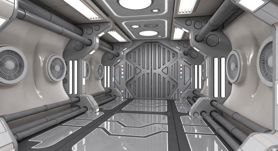 Sci Fi Interior 3d model