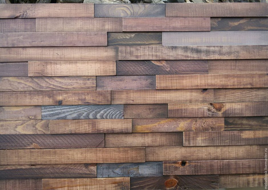 Текстурированные деревянные панели