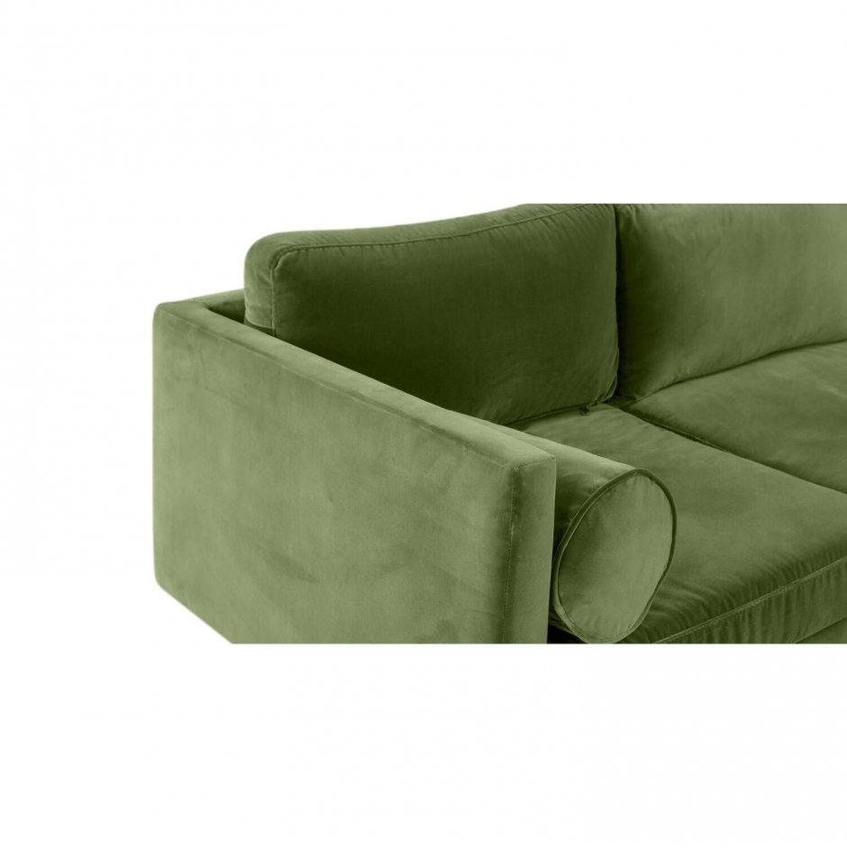 Маленький зеленый диван