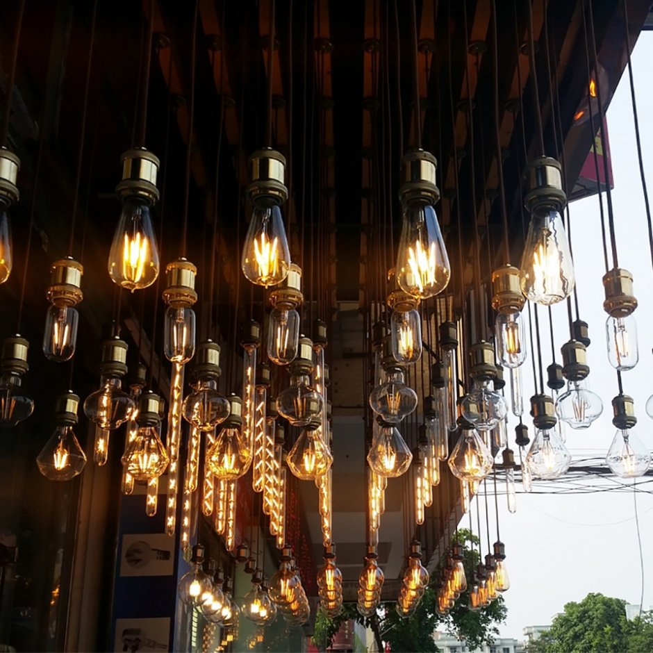 Лофт лампы гирлянда Эдисона