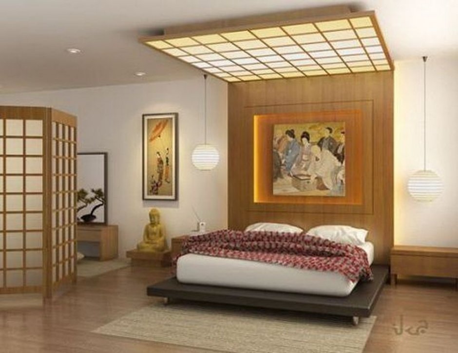Спальня из бамбука