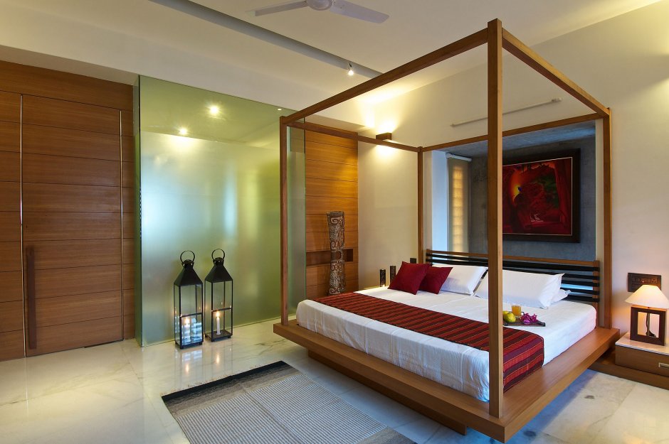 Кровать в азиатском стиле