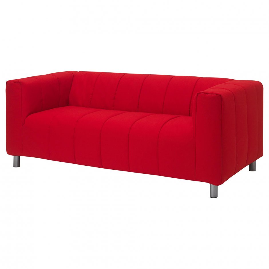 Красный диван из Икеи