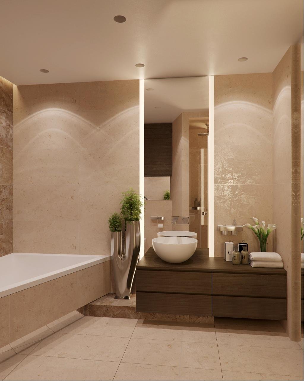 4 идеи как из маленькой ванной комнаты визуально сделать большую