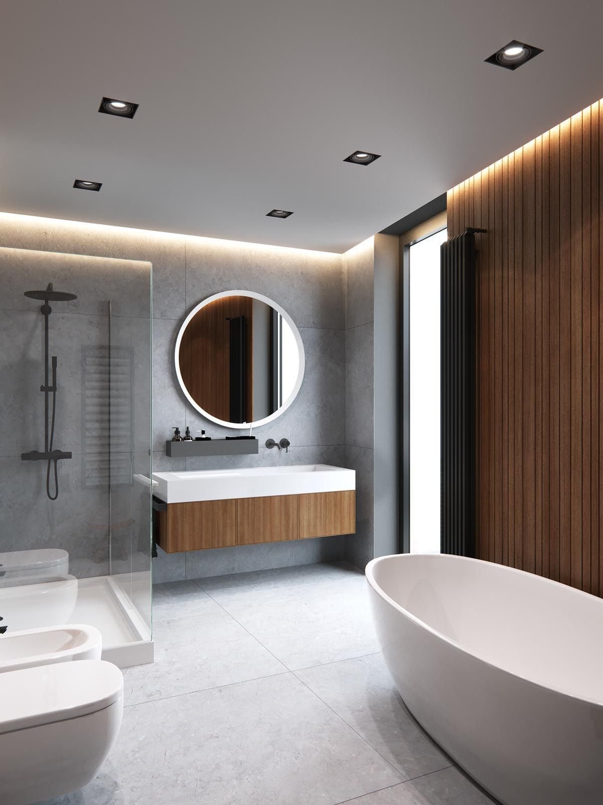 Минималистичный дизайн ванных комнат фото