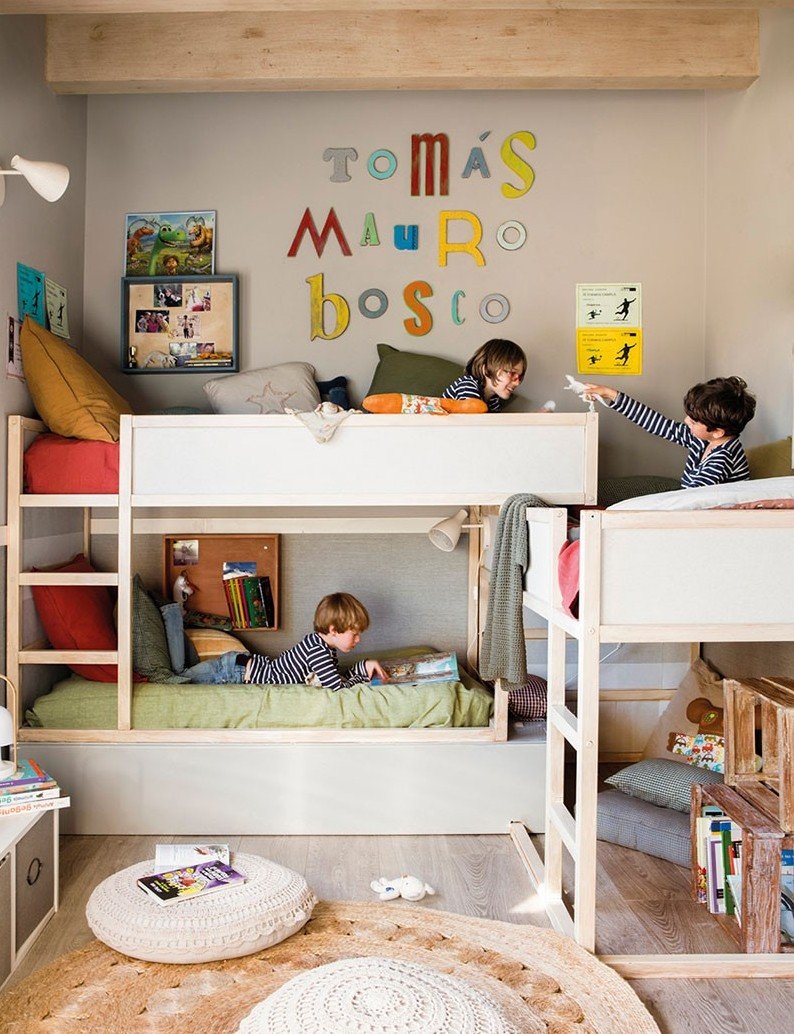 Детская комната икеа для двоих мальчиков