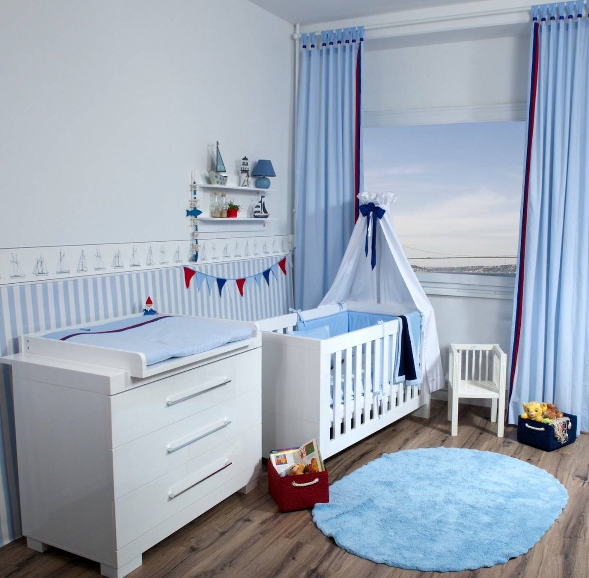 Детская для новорожденного. Комната для новорожденного. Комната для новорожденного мальчика. Детская комната для новорожденных. Интерьер детской комнаты для новорожденного.