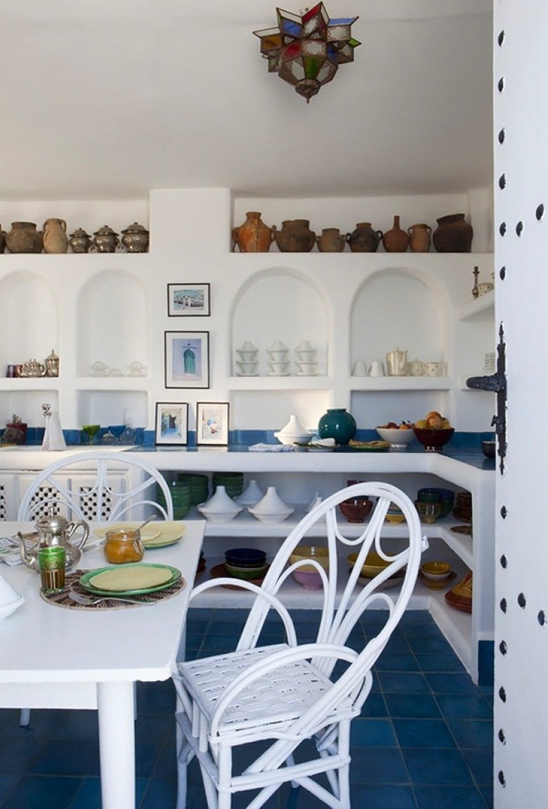 Марокканский стиль в интерьере кухни фото