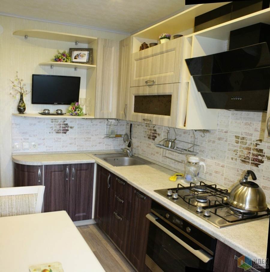 Интерьер кухни 7 кв м