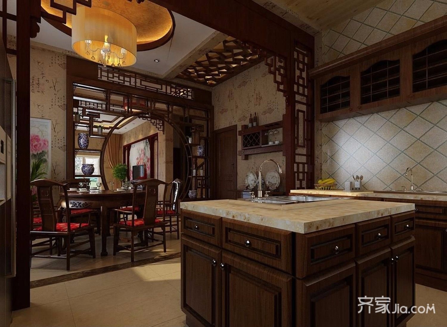 Кухня в китайском стиле