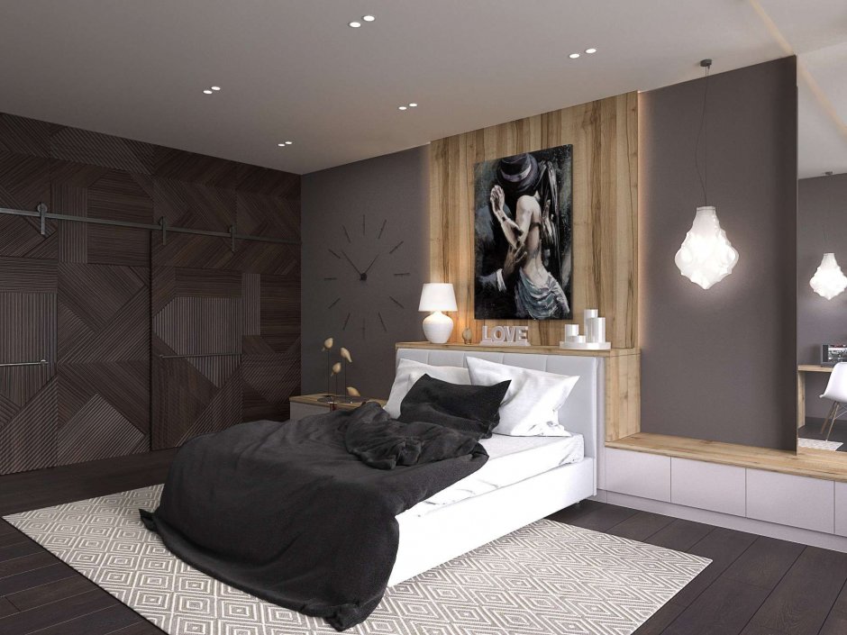 Дизайнерские спальни в современном стиле