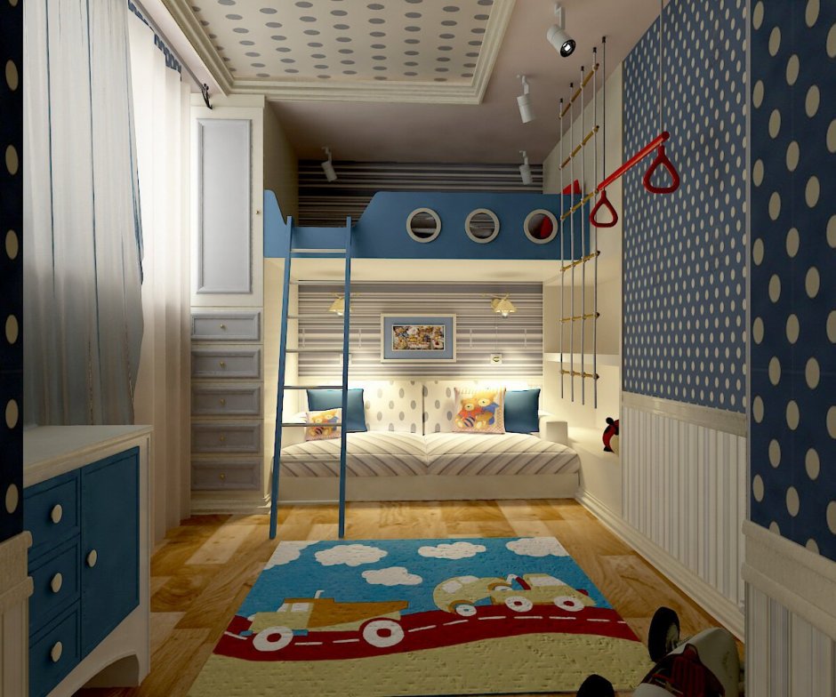 Проект комнаты для мальчика