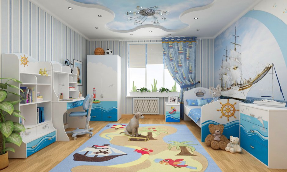 Детская комната для малчик