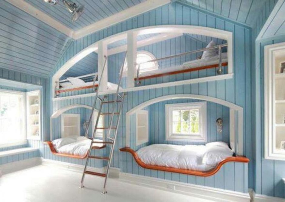 Необычные двухэтажные кровати