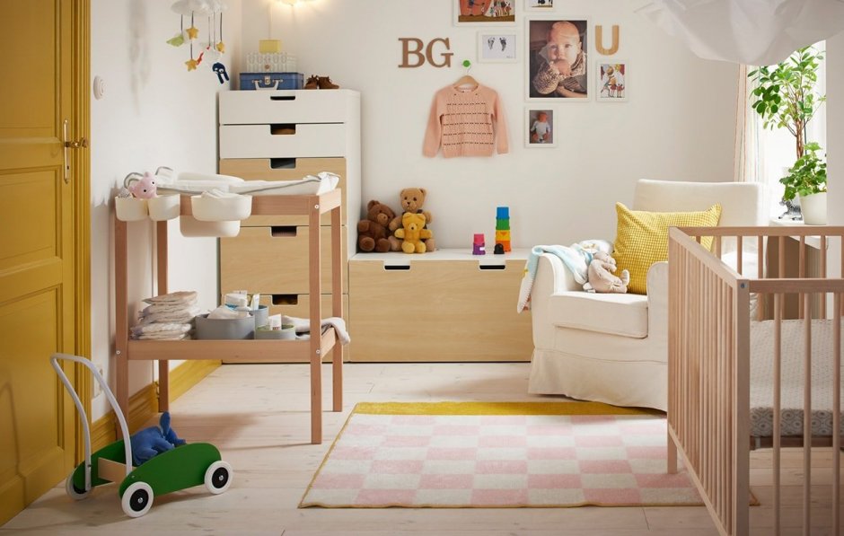 Оборудованная детская комната для малыша