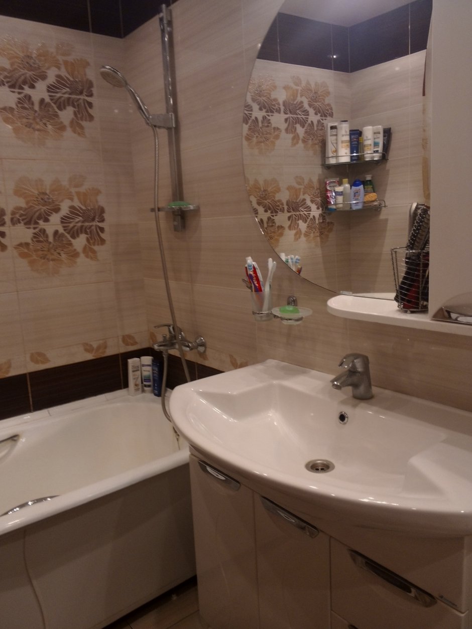Ванная комната в реальной квартире
