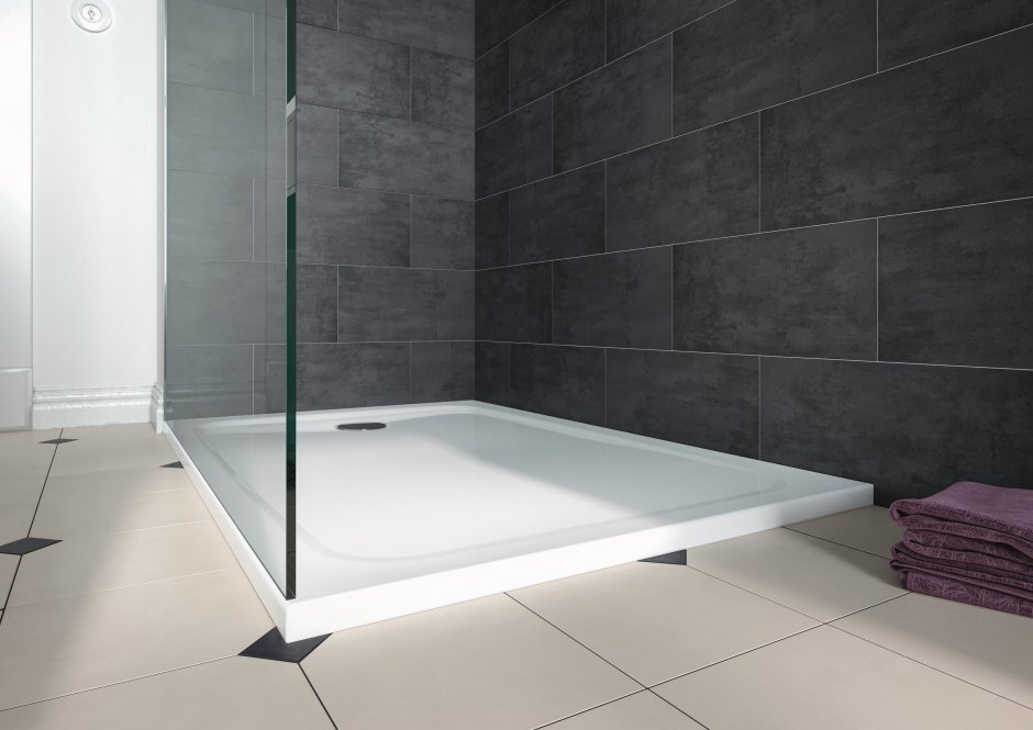 Дизайн ванных комнат со сливом в полу (59 фото)