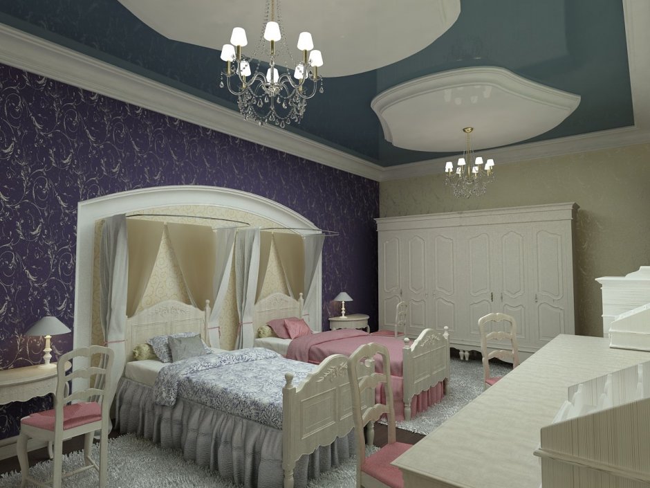 Спальня для королевской двойни