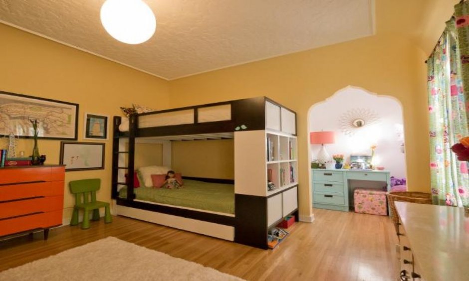 Разделение комнаты для родителей и ребенка