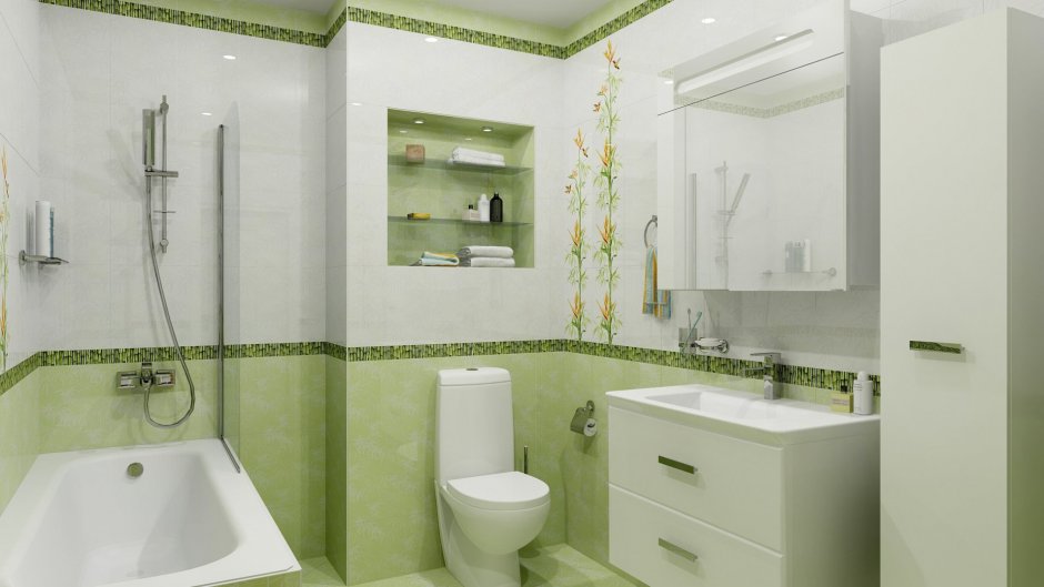 Дизайн ванных комнат Леруа Мерлен (56 фото)