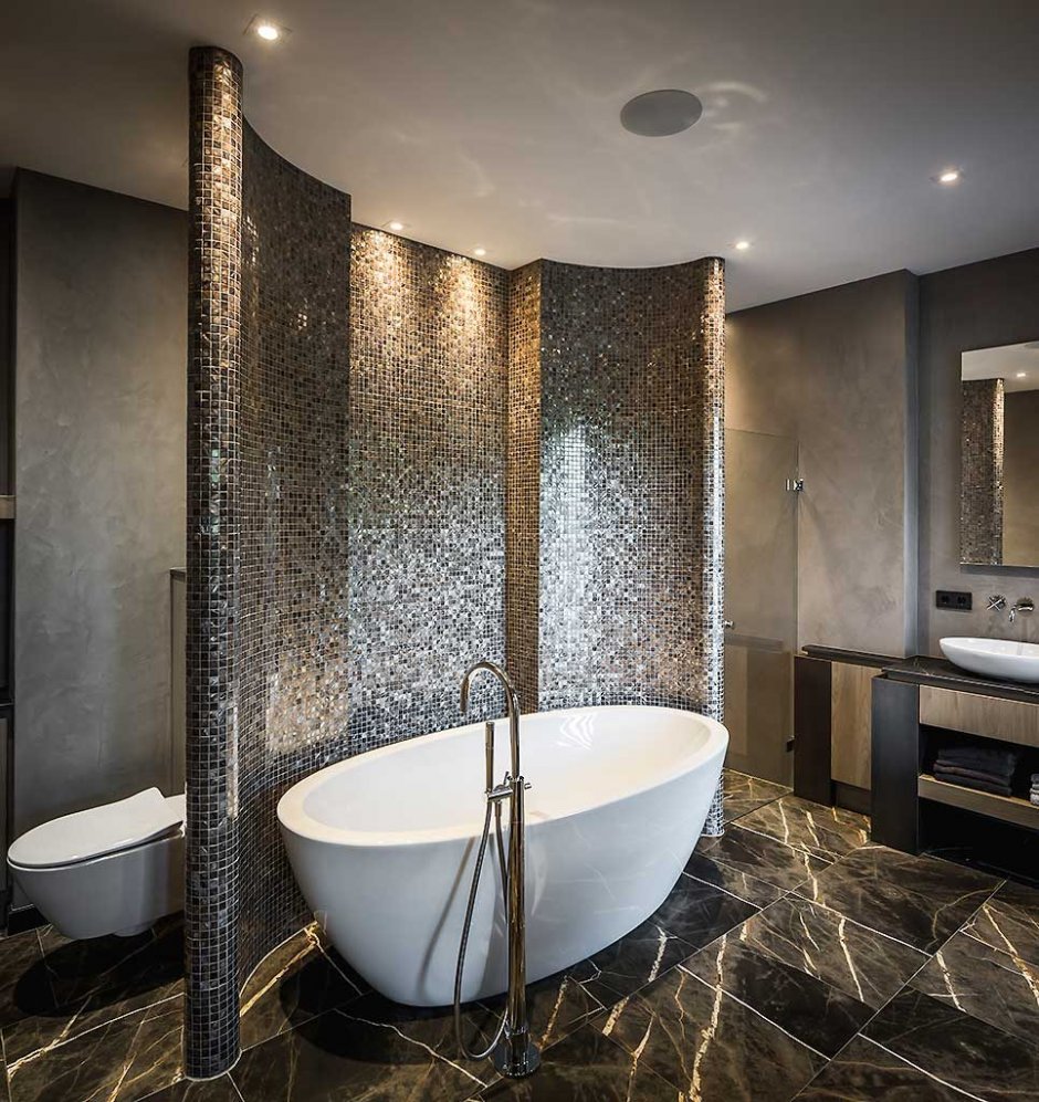 Дизайн ванной комнаты Кристалл