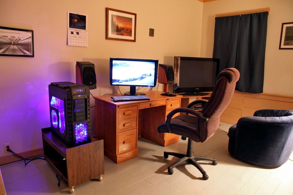 Красивые комнаты с компьютером