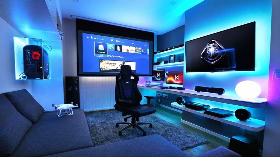Крутая геймерская комната