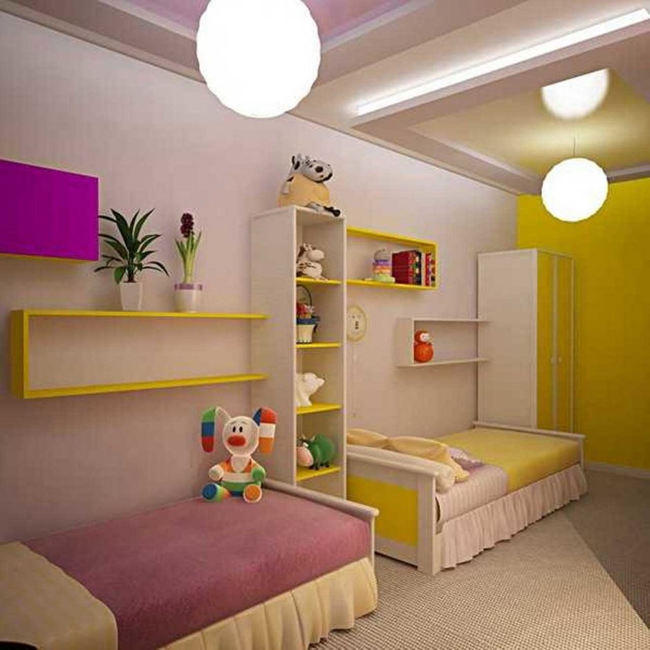 Детская мебель для двоих разнополых детей