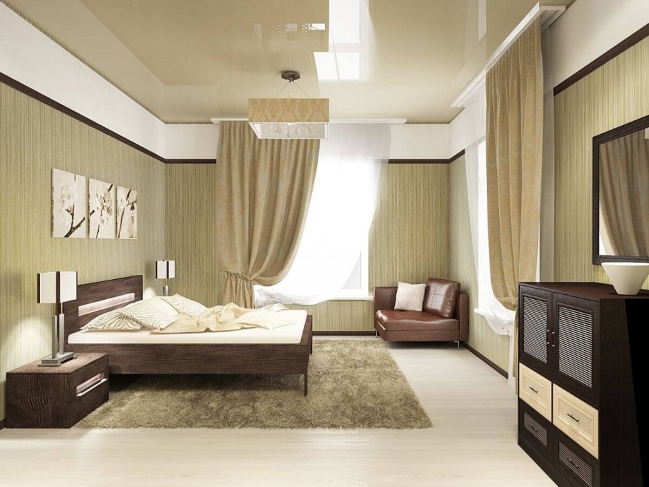 Спальня для гостей в современном стиле