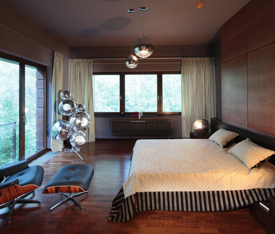 Спальня Люкс с панорамными окнами