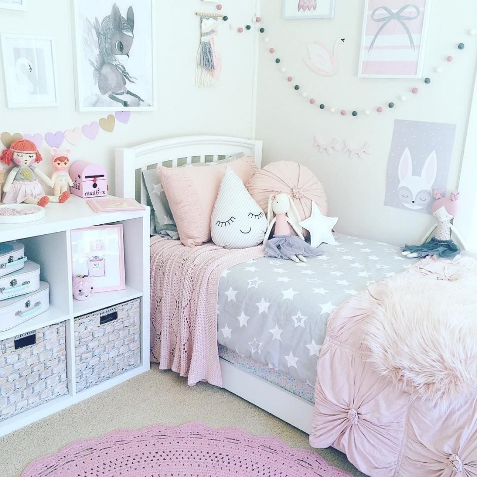 Красивая комната для девочки маленькой