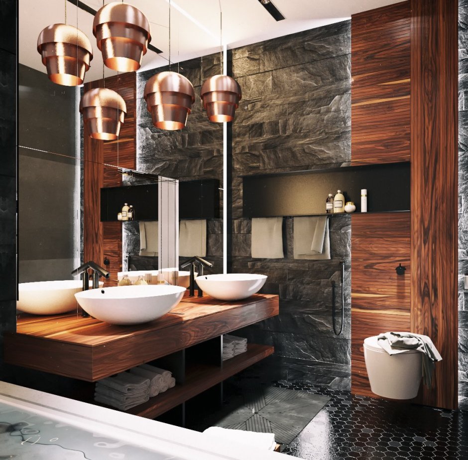 Оригинальные и стильные Ванные комнаты